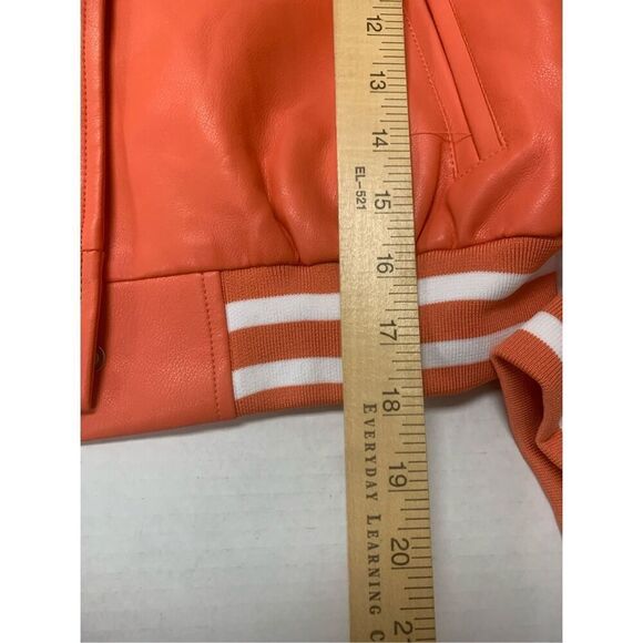Daisy Vegan Leather Varsity Jacket - Picture 9 of 9